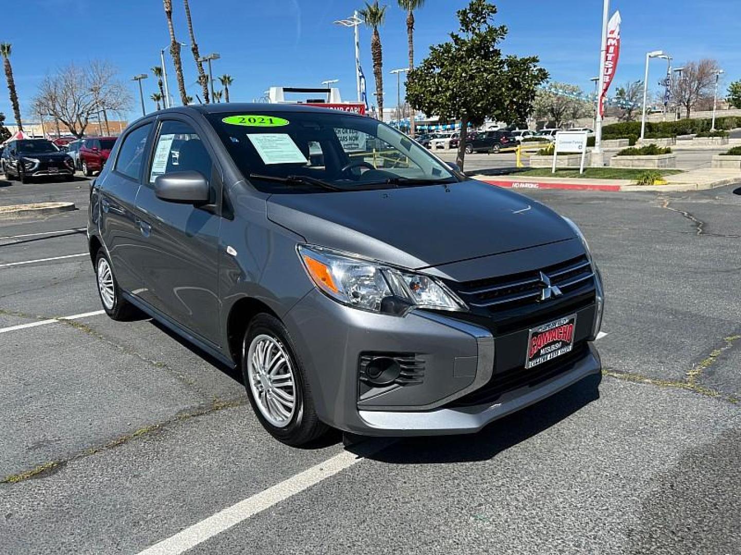 2021 GRAY MITSUBISHI MIRAGE (ML32AUHJXMH) , located at 412 Auto Vista Drive, Palmdale, 93551, (661) 945-0620, 34.592636, -118.136681 - Photo#17