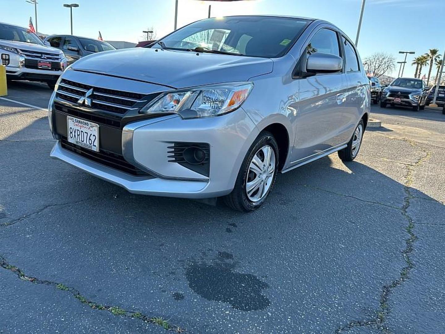 2021 SILVER MITSUBISHI MIRAGE (ML32AUHJ3MH) , located at 412 Auto Vista Drive, Palmdale, 93551, (661) 945-0620, 34.592636, -118.136681 - Photo#4