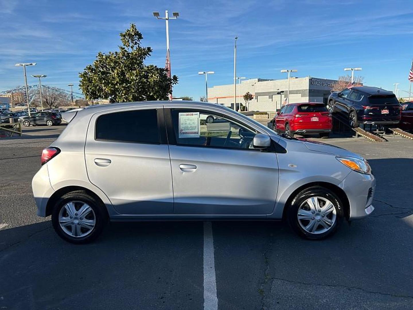2021 SILVER MITSUBISHI MIRAGE (ML32AUHJ3MH) , located at 412 Auto Vista Drive, Palmdale, 93551, (661) 945-0620, 34.592636, -118.136681 - Photo#9