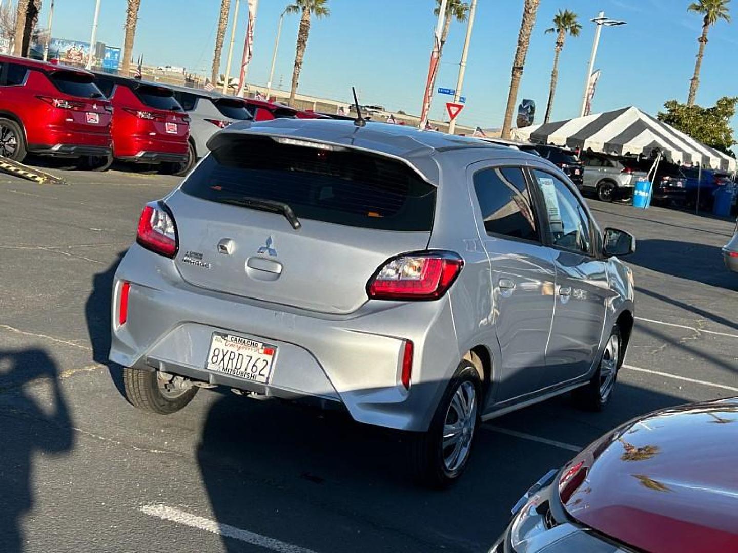 2021 SILVER MITSUBISHI MIRAGE (ML32AUHJ3MH) , located at 412 Auto Vista Drive, Palmdale, 93551, (661) 945-0620, 34.592636, -118.136681 - Photo#10