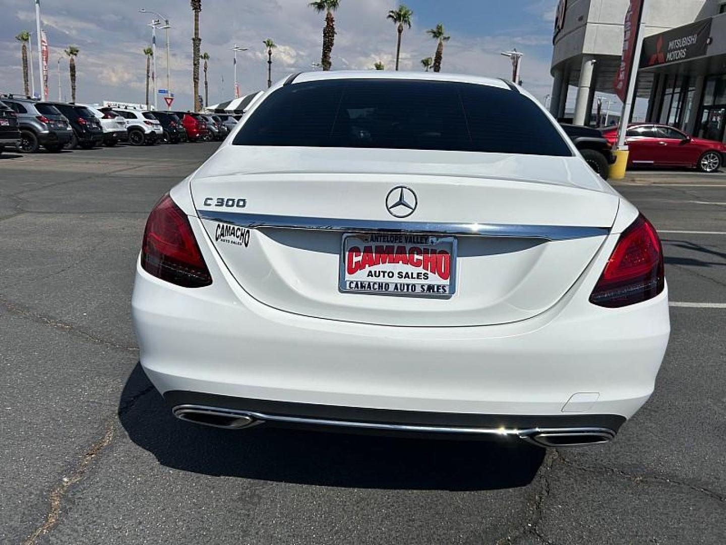 2021 WHITE Mercedes-Benz C-Class (W1KWF8DB2MR) with an 4-Cyl Turbo 2.0 Liter engine, Automatic 9-Spd 9G-Tronic transmission, located at 412 Auto Vista Drive, Palmdale, 93551, (661) 945-0620, 34.592636, -118.136681 - Photo#4