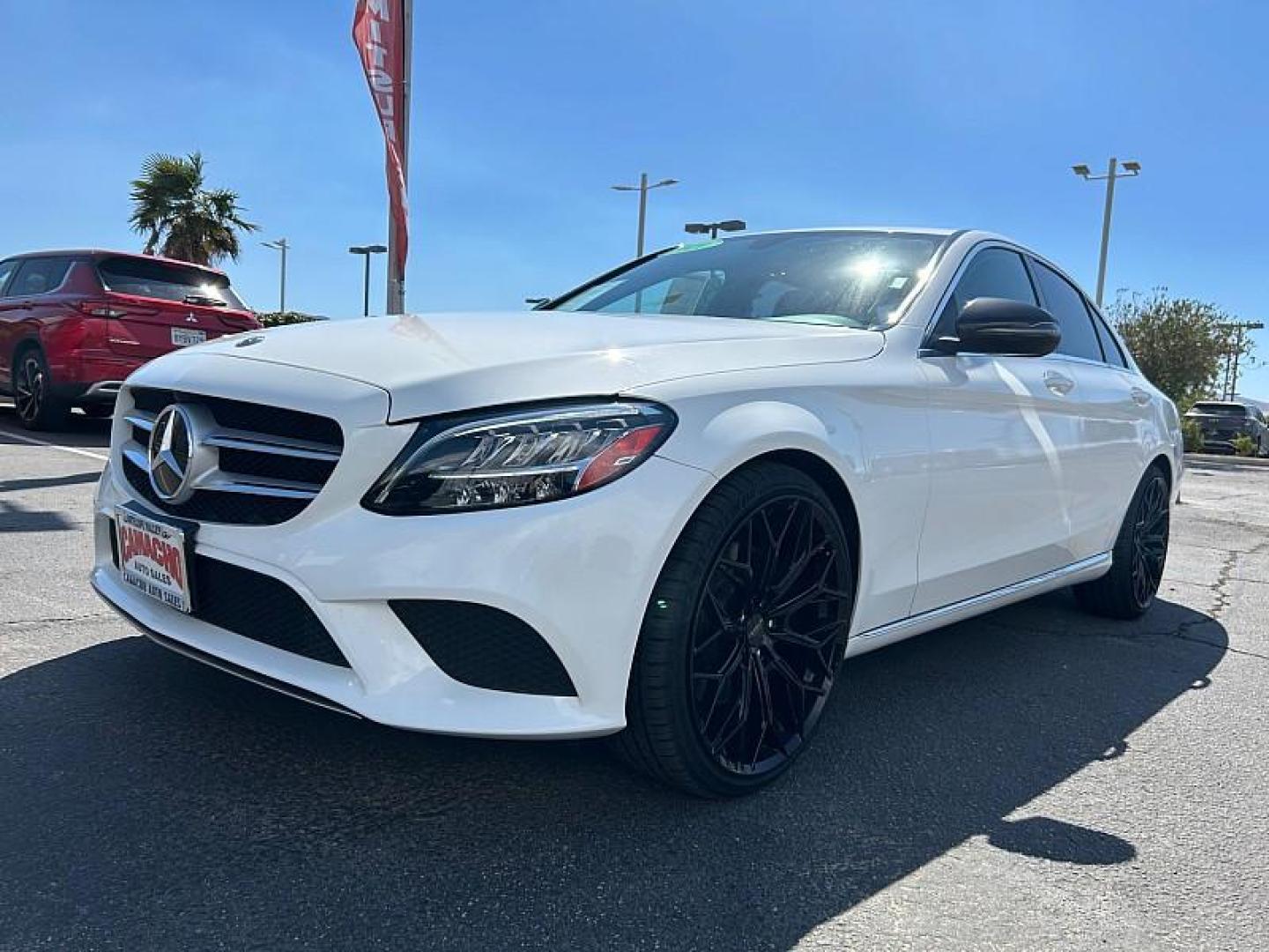 2021 WHITE Mercedes-Benz C-Class (W1KWF8DB2MR) with an 4-Cyl Turbo 2.0 Liter engine, Automatic 9-Spd 9G-Tronic transmission, located at 412 Auto Vista Drive, Palmdale, 93551, (661) 945-0620, 34.592636, -118.136681 - Photo#7