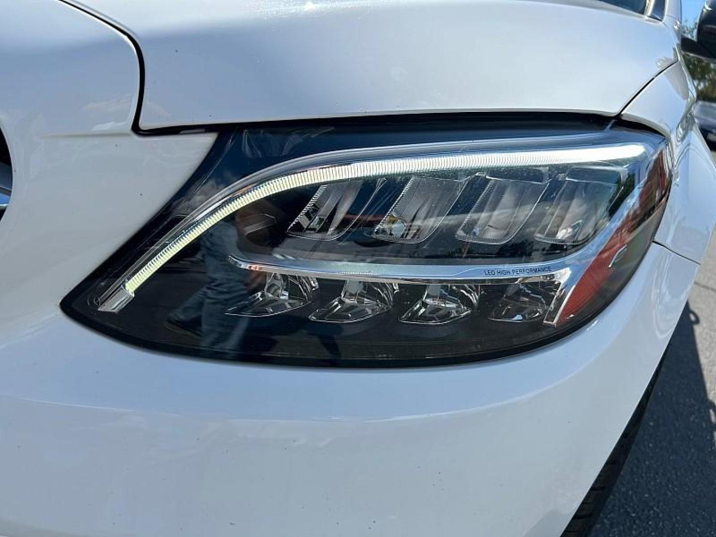 2021 WHITE Mercedes-Benz C-Class (W1KWF8DB2MR) with an 4-Cyl Turbo 2.0 Liter engine, Automatic 9-Spd 9G-Tronic transmission, located at 412 Auto Vista Drive, Palmdale, 93551, (661) 945-0620, 34.592636, -118.136681 - Photo#9