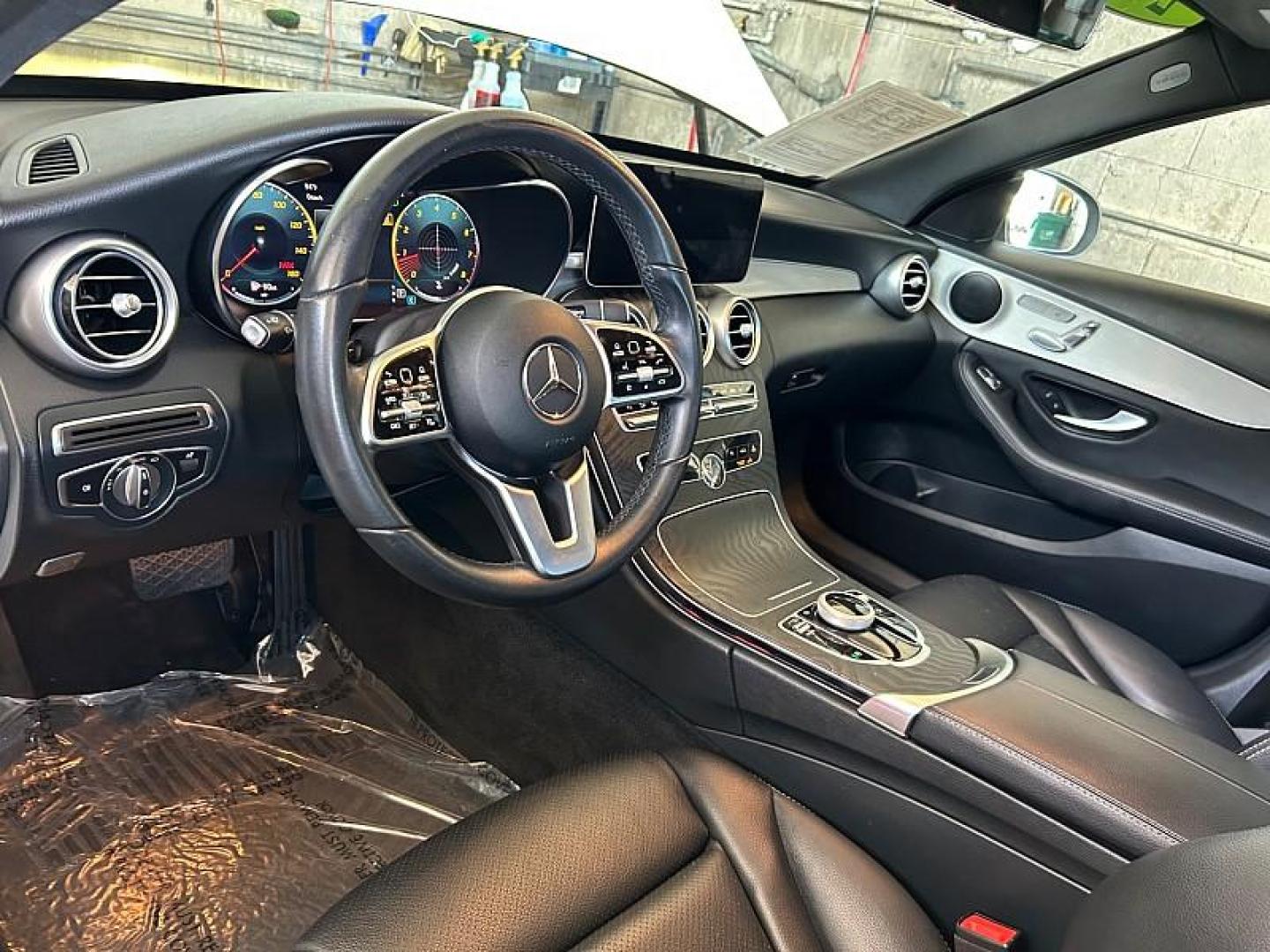 2021 WHITE Mercedes-Benz C-Class (W1KWF8DB2MR) with an 4-Cyl Turbo 2.0 Liter engine, Automatic 9-Spd 9G-Tronic transmission, located at 412 Auto Vista Drive, Palmdale, 93551, (661) 945-0620, 34.592636, -118.136681 - Photo#18