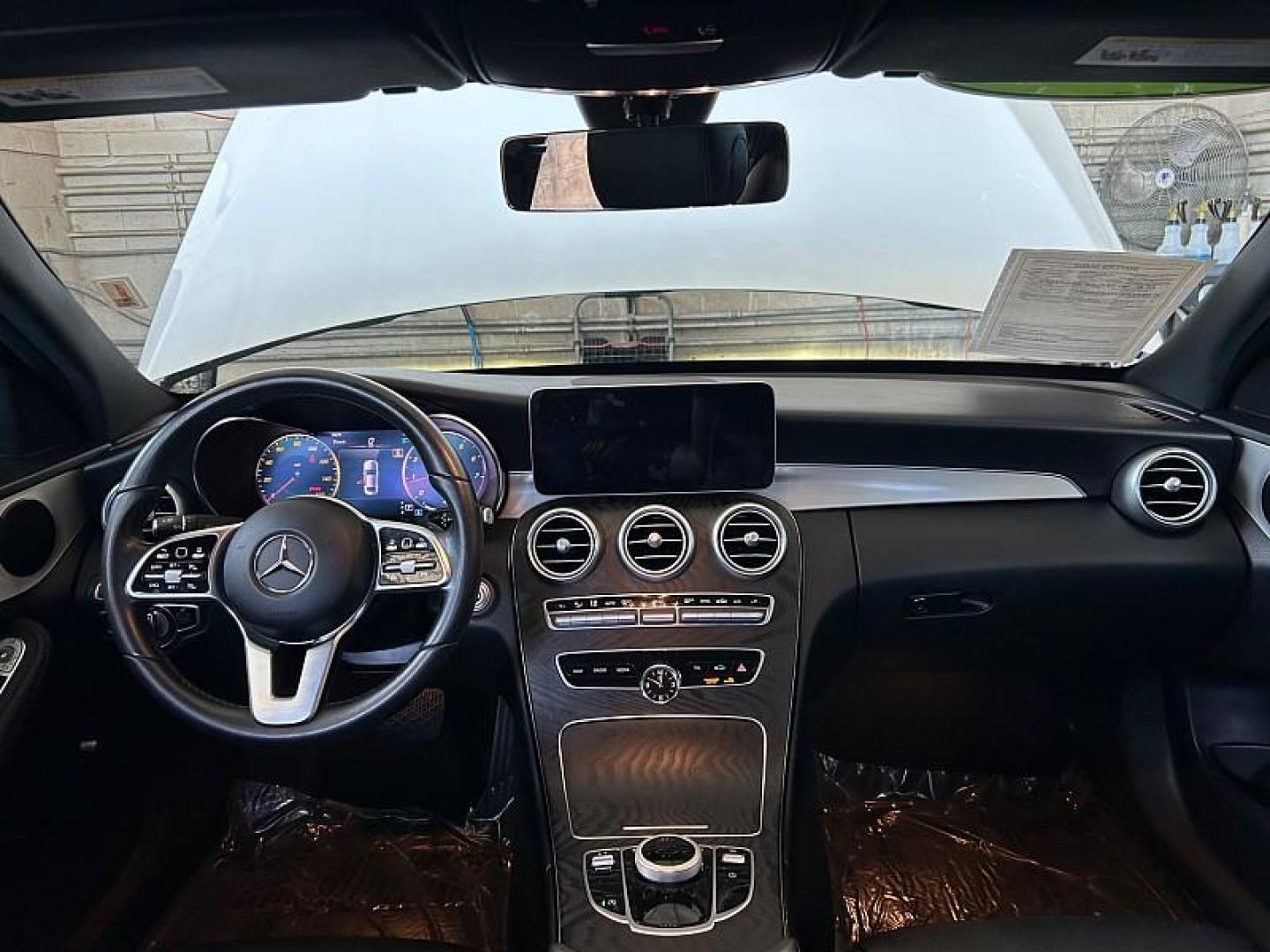 2021 WHITE Mercedes-Benz C-Class (W1KWF8DB2MR) with an 4-Cyl Turbo 2.0 Liter engine, Automatic 9-Spd 9G-Tronic transmission, located at 412 Auto Vista Drive, Palmdale, 93551, (661) 945-0620, 34.592636, -118.136681 - Photo#23