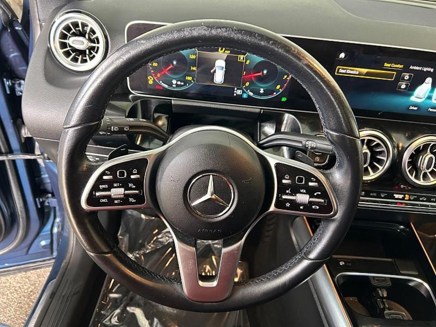 2021 BLUE Mercedes-Benz GLA (W1N4N4GB6MJ) with an 4-Cyl Turbo 2.0 Liter engine, Automatic 8-Spd DCT transmission, located at 412 Auto Vista Drive, Palmdale, 93551, (661) 945-0620, 34.592636, -118.136681 - Photo#23