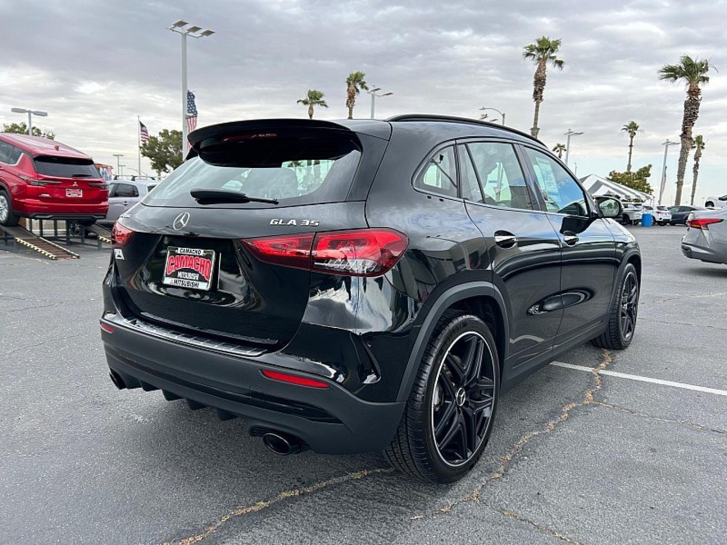2021 BLACK Mercedes-Benz GLA (W1N4N5BB7MJ) with an 4-Cyl Turbo 2.0 Liter engine, Automatic 8-Spd DCT transmission, located at 412 Auto Vista Drive, Palmdale, 93551, (661) 945-0620, 34.592636, -118.136681- Photo#4