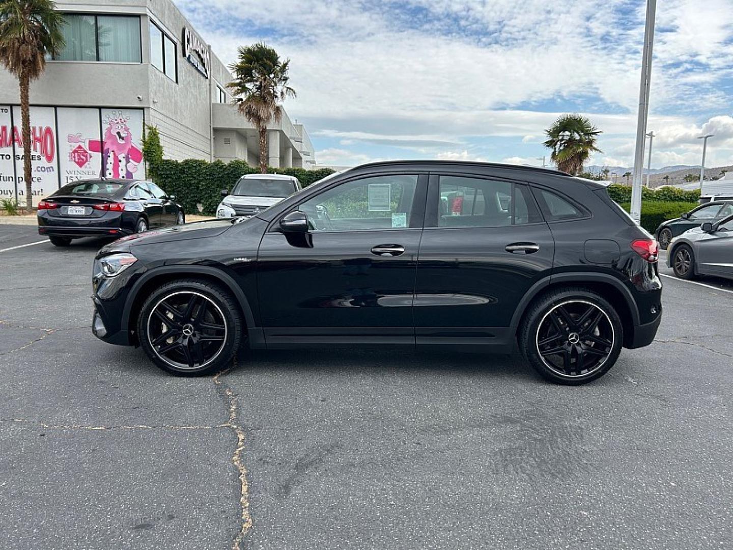 2021 BLACK Mercedes-Benz GLA (W1N4N5BB7MJ) with an 4-Cyl Turbo 2.0 Liter engine, Automatic 8-Spd DCT transmission, located at 412 Auto Vista Drive, Palmdale, 93551, (661) 945-0620, 34.592636, -118.136681- Photo#7