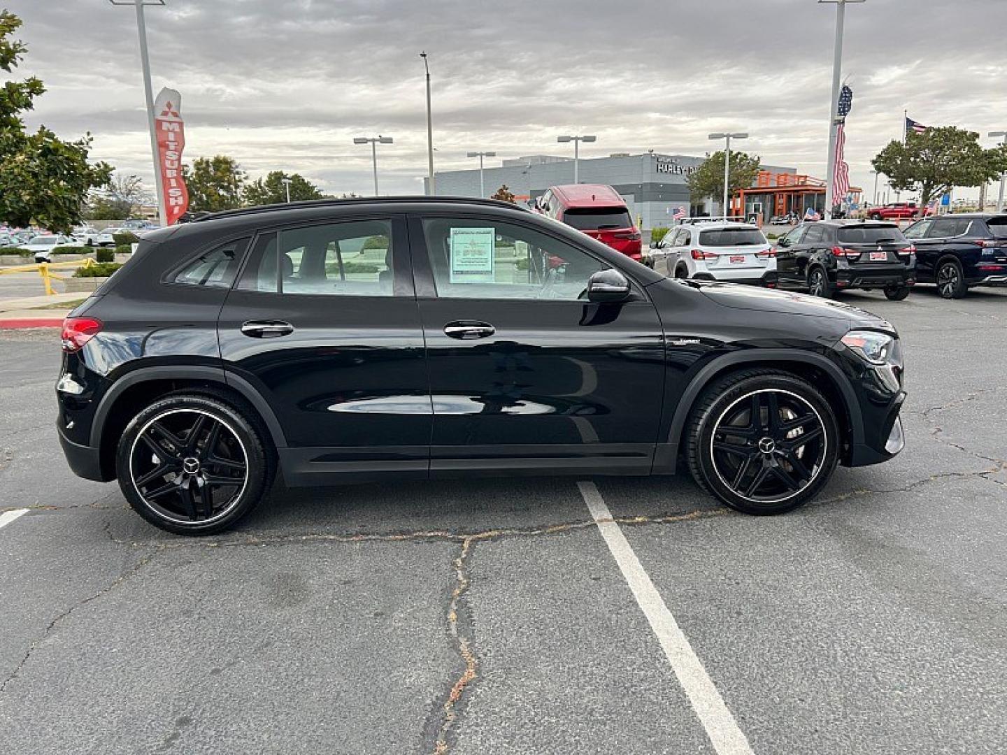 2021 BLACK Mercedes-Benz GLA (W1N4N5BB7MJ) with an 4-Cyl Turbo 2.0 Liter engine, Automatic 8-Spd DCT transmission, located at 412 Auto Vista Drive, Palmdale, 93551, (661) 945-0620, 34.592636, -118.136681- Photo#13