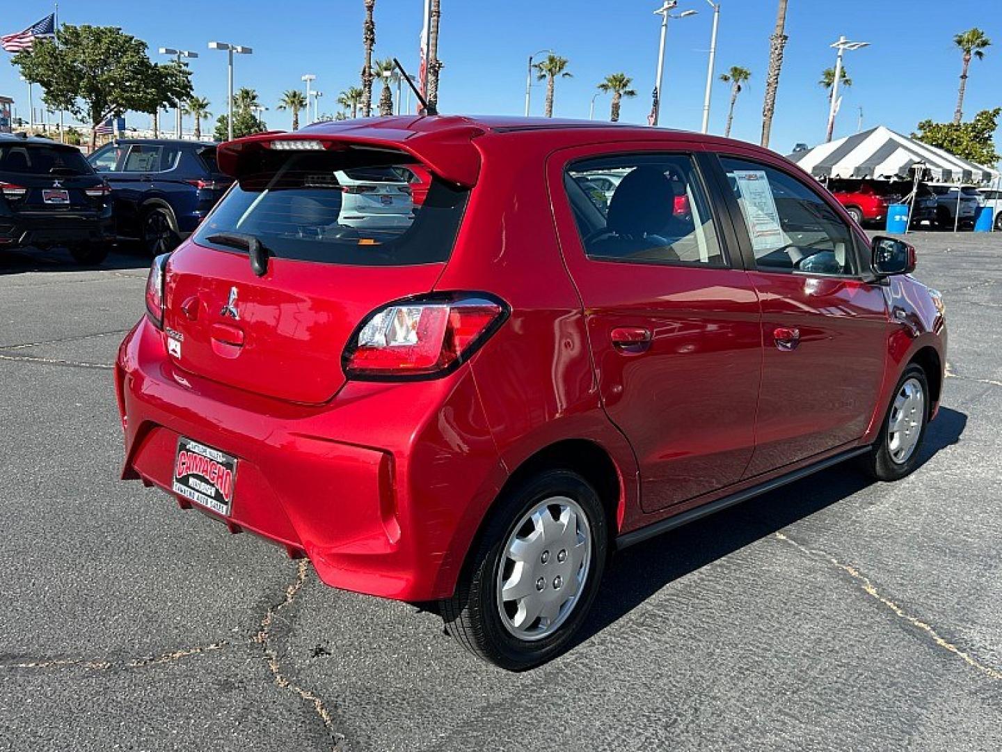 2021 Mitsubishi Mirage (ML32AUHJ7MH) with an 3-Cyl 1.2 Liter engine, Automatic CVT transmission, located at 412 Auto Vista Drive, Palmdale, 93551, (661) 945-0620, 34.592636, -118.136681- Photo#2