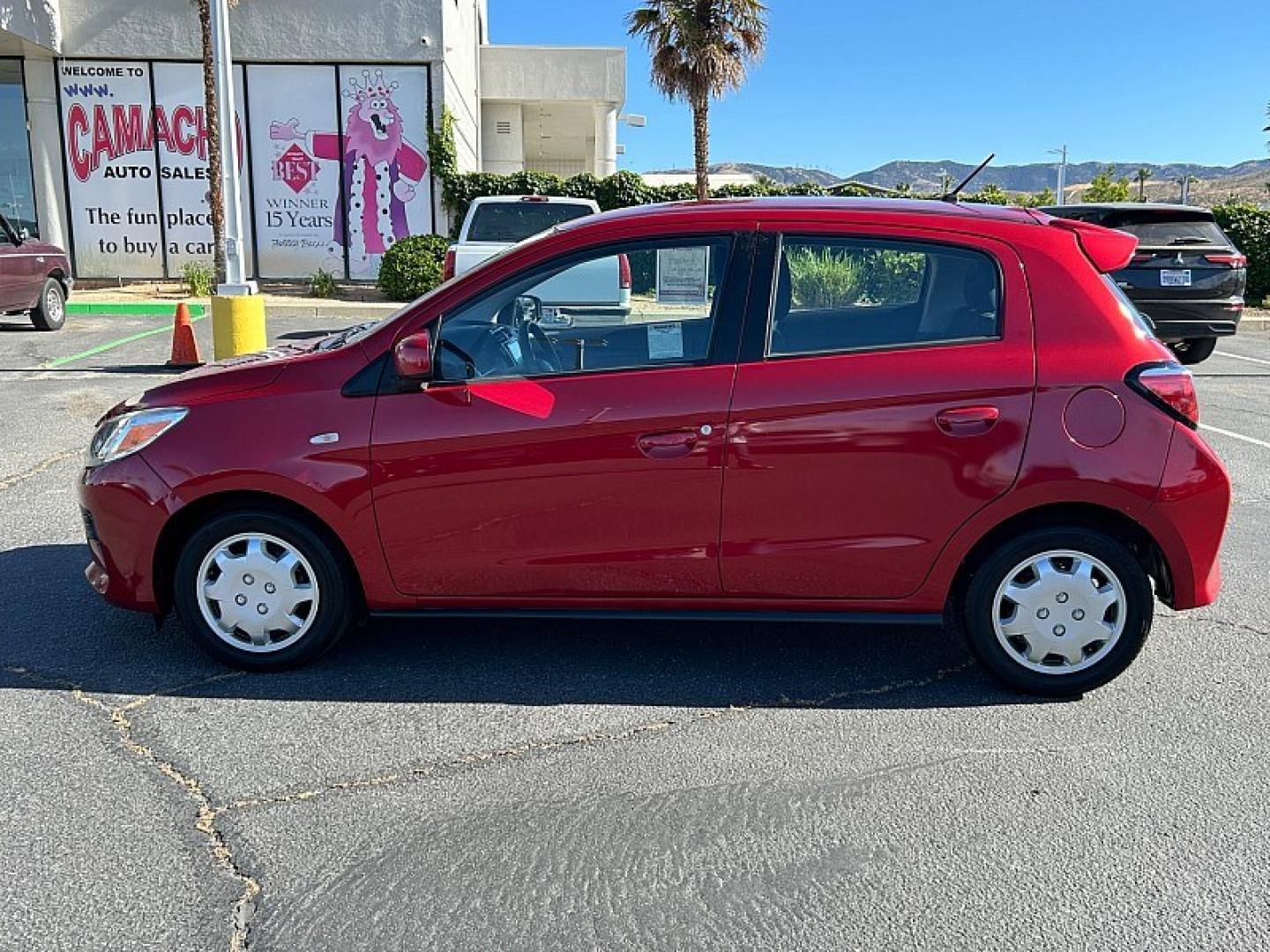 2021 Mitsubishi Mirage (ML32AUHJ7MH) with an 3-Cyl 1.2 Liter engine, Automatic CVT transmission, located at 412 Auto Vista Drive, Palmdale, 93551, (661) 945-0620, 34.592636, -118.136681- Photo#5