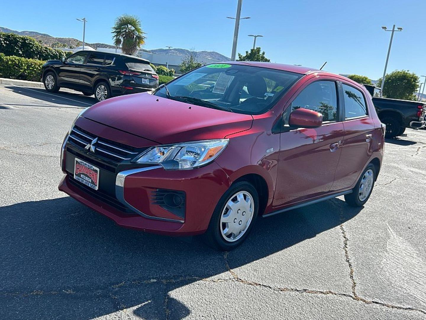 2021 Mitsubishi Mirage (ML32AUHJ7MH) with an 3-Cyl 1.2 Liter engine, Automatic CVT transmission, located at 412 Auto Vista Drive, Palmdale, 93551, (661) 945-0620, 34.592636, -118.136681- Photo#6