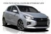 2021 SILVER Mitsubishi Mirage (ML32AUHJ9MH) with an 3-Cyl 1.2 Liter engine, Automatic CVT transmission, located at 412 Auto Vista Drive, Palmdale, 93551, (661) 945-0620, 34.592636, -118.136681 - Photo#0