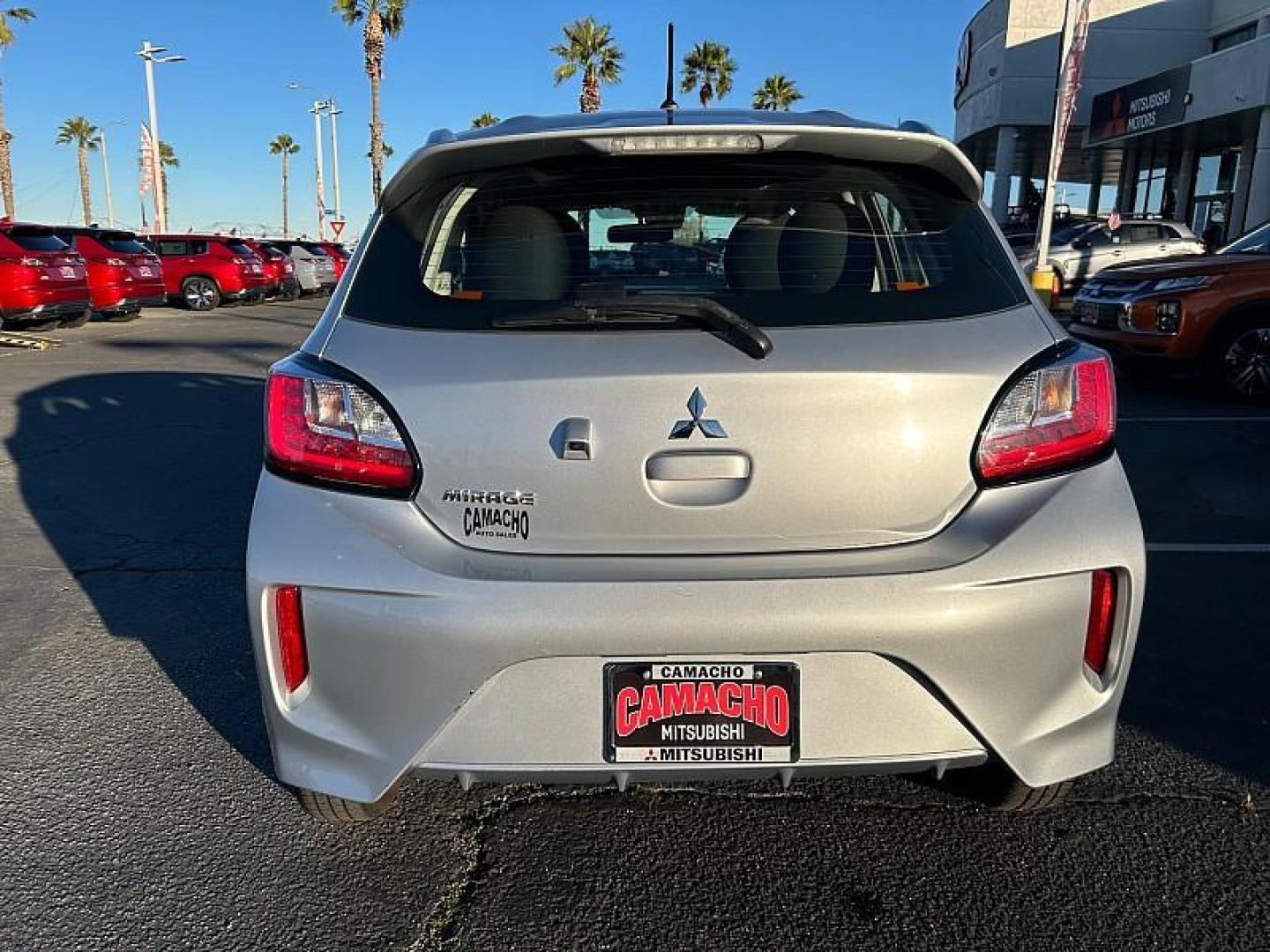 2021 SILVER Mitsubishi Mirage (ML32AUHJ9MH) with an 3-Cyl 1.2 Liter engine, Automatic CVT transmission, located at 412 Auto Vista Drive, Palmdale, 93551, (661) 945-0620, 34.592636, -118.136681 - Photo#5