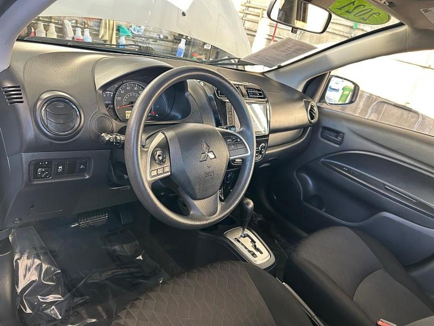 2021 SILVER Mitsubishi Mirage (ML32AUHJ9MH) with an 3-Cyl 1.2 Liter engine, Automatic CVT transmission, located at 412 Auto Vista Drive, Palmdale, 93551, (661) 945-0620, 34.592636, -118.136681 - Photo#18