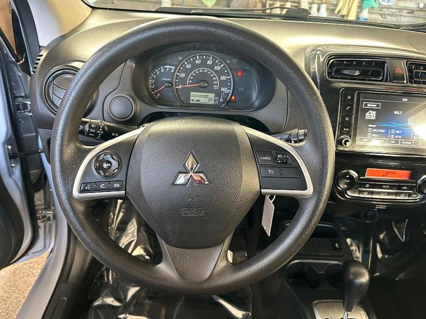 2021 SILVER Mitsubishi Mirage (ML32AUHJ9MH) with an 3-Cyl 1.2 Liter engine, Automatic CVT transmission, located at 412 Auto Vista Drive, Palmdale, 93551, (661) 945-0620, 34.592636, -118.136681 - Photo#19