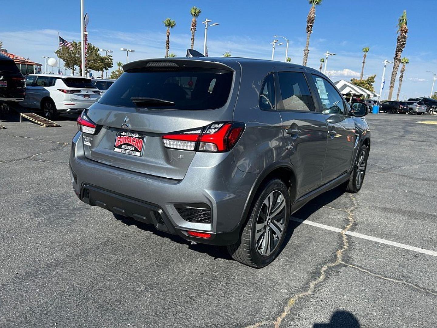 2021 Gray Mitsubishi Outlander Sport (JA4APVAU3MU) with an 4-Cyl 2.0 Liter engine, Automatic CVT transmission, located at 412 Auto Vista Drive, Palmdale, 93551, (661) 945-0620, 34.592636, -118.136681- Photo#2