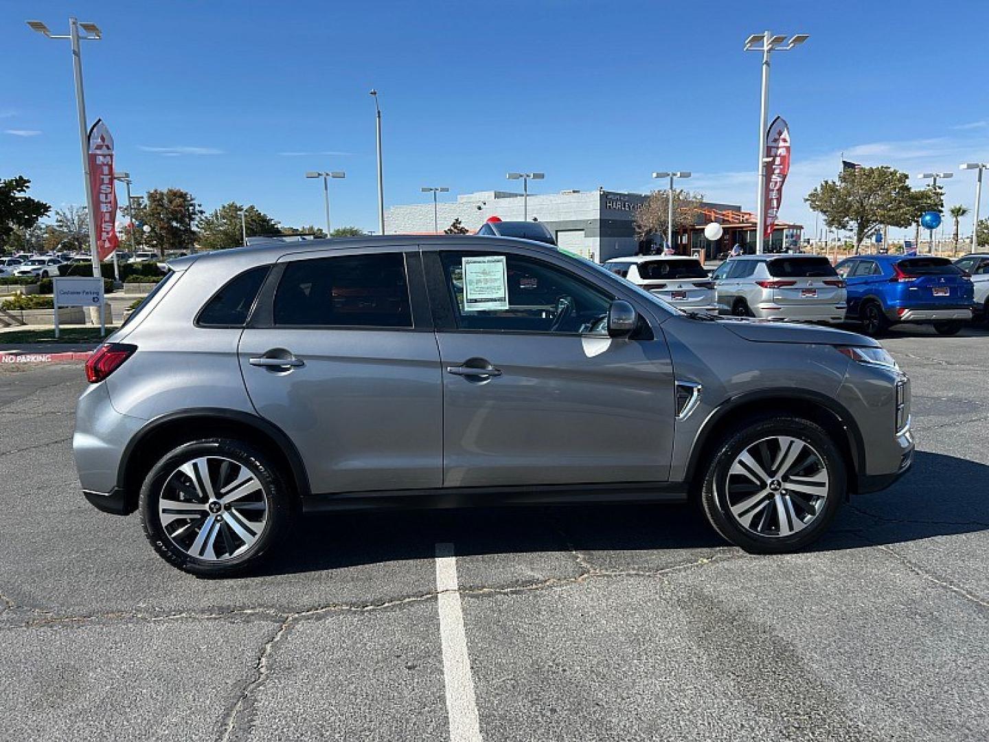 2021 Gray Mitsubishi Outlander Sport (JA4APVAU3MU) with an 4-Cyl 2.0 Liter engine, Automatic CVT transmission, located at 412 Auto Vista Drive, Palmdale, 93551, (661) 945-0620, 34.592636, -118.136681- Photo#11