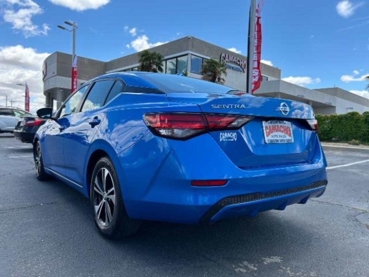 2021 BLUE Nissan Sentra (3N1AB8CV3MY) with an 4-Cyl 2.0 Liter engine, Automatic CVT w/Xtronic transmission, located at 412 Auto Vista Drive, Palmdale, 93551, (661) 945-0620, 34.592636, -118.136681 - Photo#2