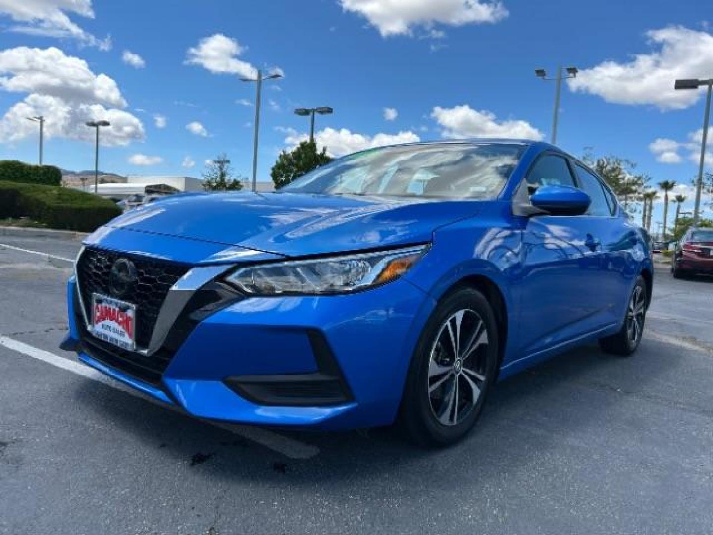 2021 BLUE Nissan Sentra (3N1AB8CV3MY) with an 4-Cyl 2.0 Liter engine, Automatic CVT w/Xtronic transmission, located at 412 Auto Vista Drive, Palmdale, 93551, (661) 945-0620, 34.592636, -118.136681 - Photo#4