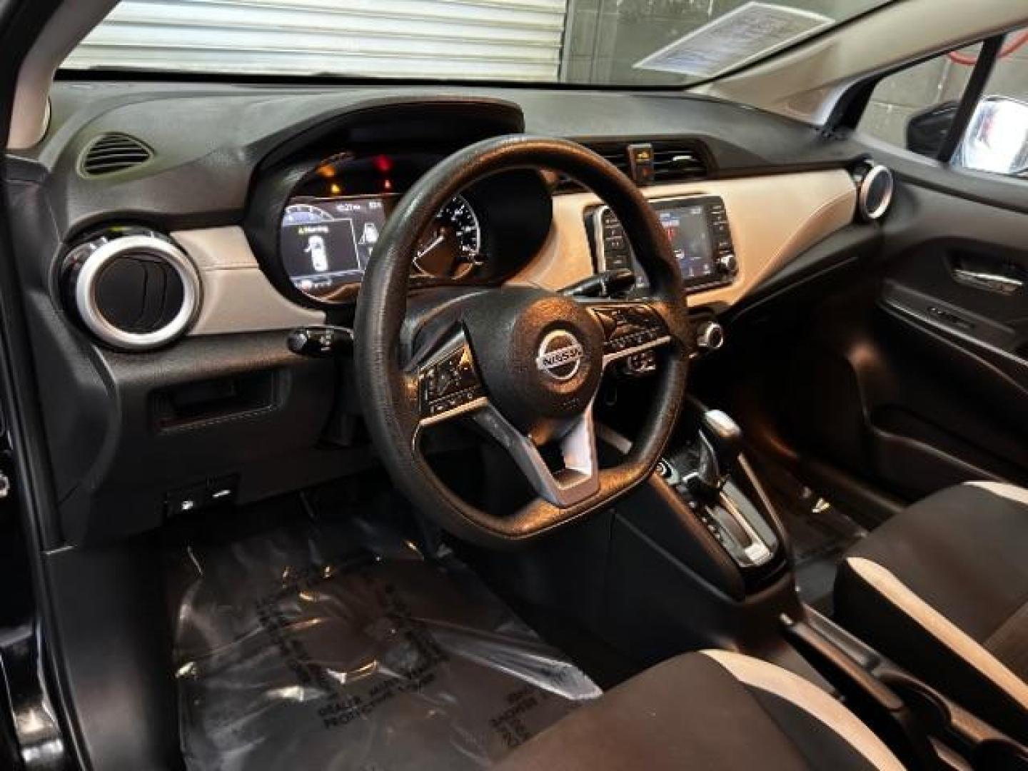 2021 BLACK Nissan Versa (3N1CN8EV5ML) with an 4-Cyl 1.6 Liter engine, Automatic CVT w/Xtronic transmission, located at 412 Auto Vista Drive, Palmdale, 93551, (661) 945-0620, 34.592636, -118.136681 - Photo#10