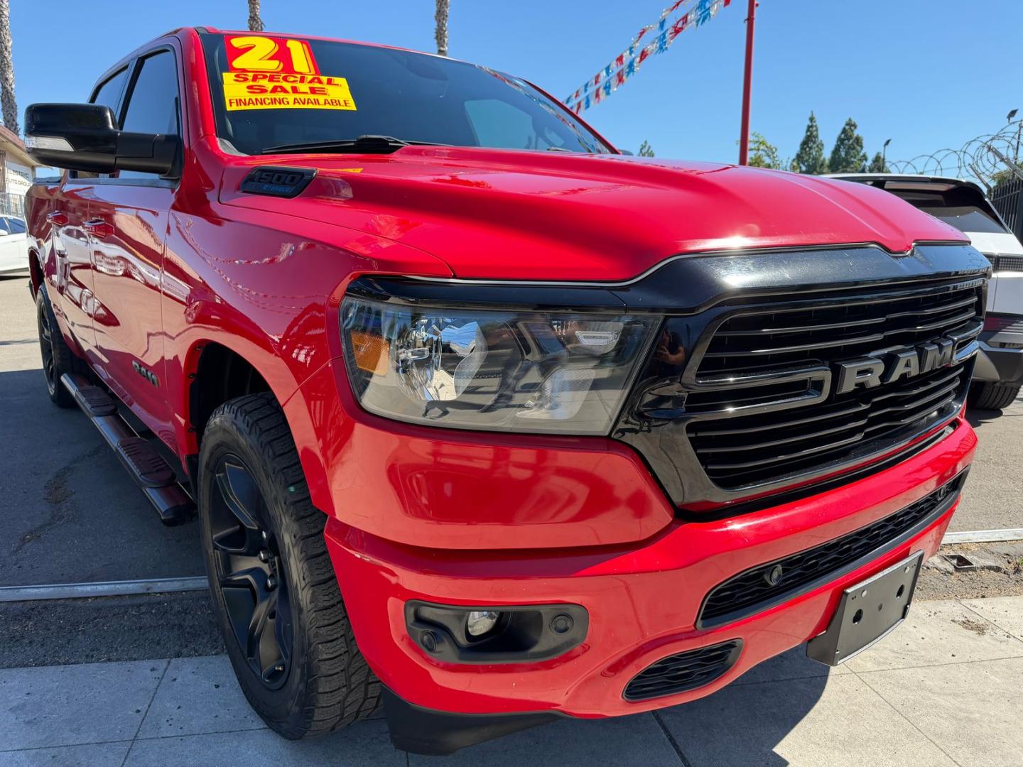 2021 RAM 1500 Big Horn Crew Cab SWB 2WD (1C6RREFT8MN) with an 5.7L V8 OHV 16V engine, 8A transmission, located at 744 E Miner Ave, Stockton, CA, 95202, (209) 944-5770, 37.956863, -121.282082- Photo#0