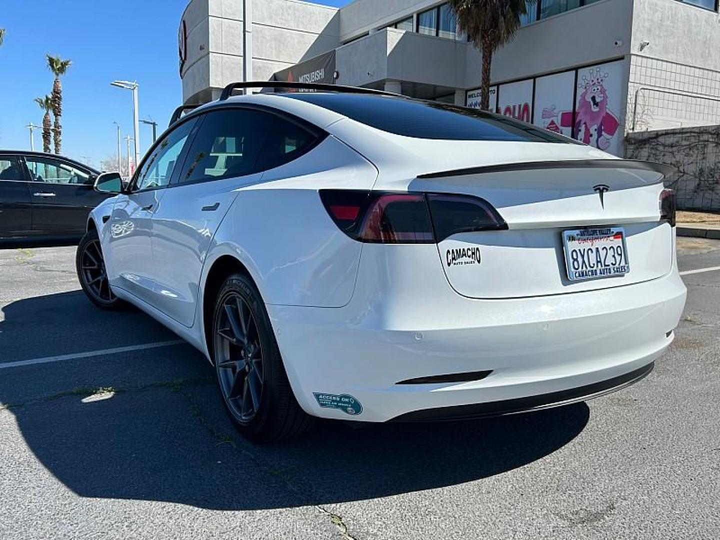 2021 WHITE Tesla Model 3 (5YJ3E1EA9MF) with an AC Electric Motor engine, Single-Speed Fixed Gear transmission, located at 412 Auto Vista Drive, Palmdale, 93551, (661) 945-0620, 34.592636, -118.136681 - Photo#17