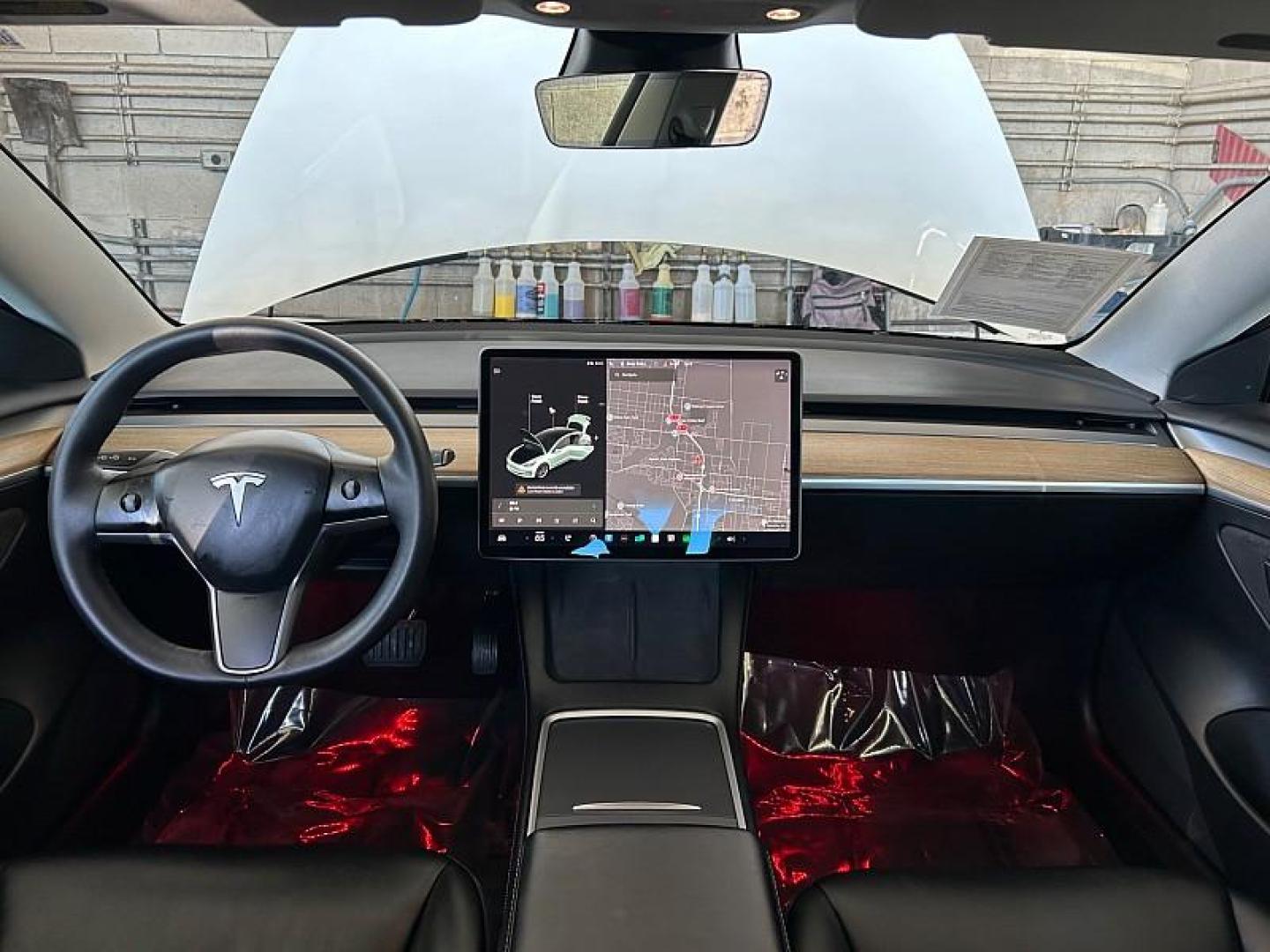 2021 WHITE Tesla Model 3 (5YJ3E1EA9MF) with an AC Electric Motor engine, Single-Speed Fixed Gear transmission, located at 412 Auto Vista Drive, Palmdale, 93551, (661) 945-0620, 34.592636, -118.136681 - Photo#45