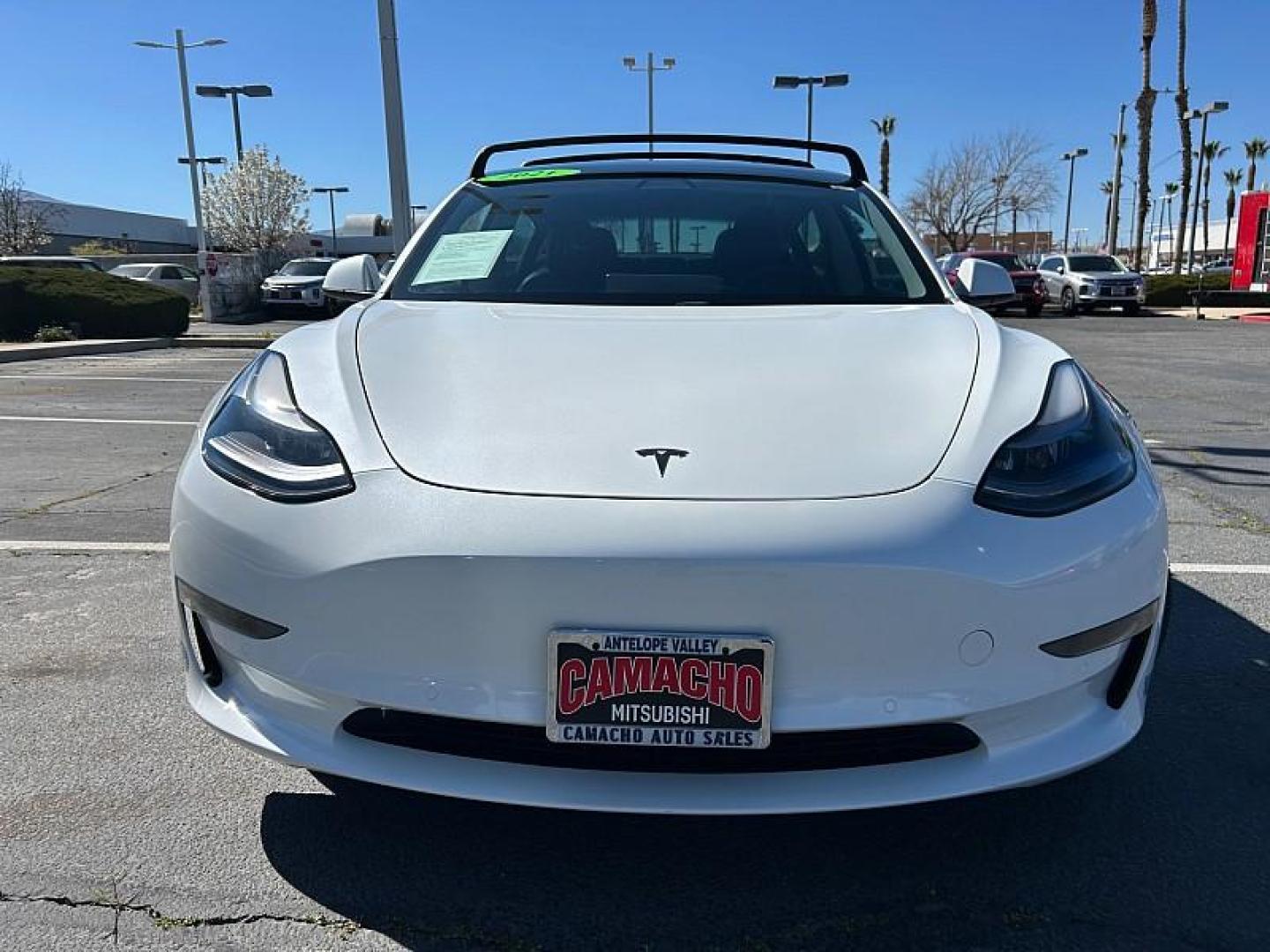 2021 WHITE Tesla Model 3 (5YJ3E1EA9MF) with an AC Electric Motor engine, Single-Speed Fixed Gear transmission, located at 412 Auto Vista Drive, Palmdale, 93551, (661) 945-0620, 34.592636, -118.136681 - Photo#6