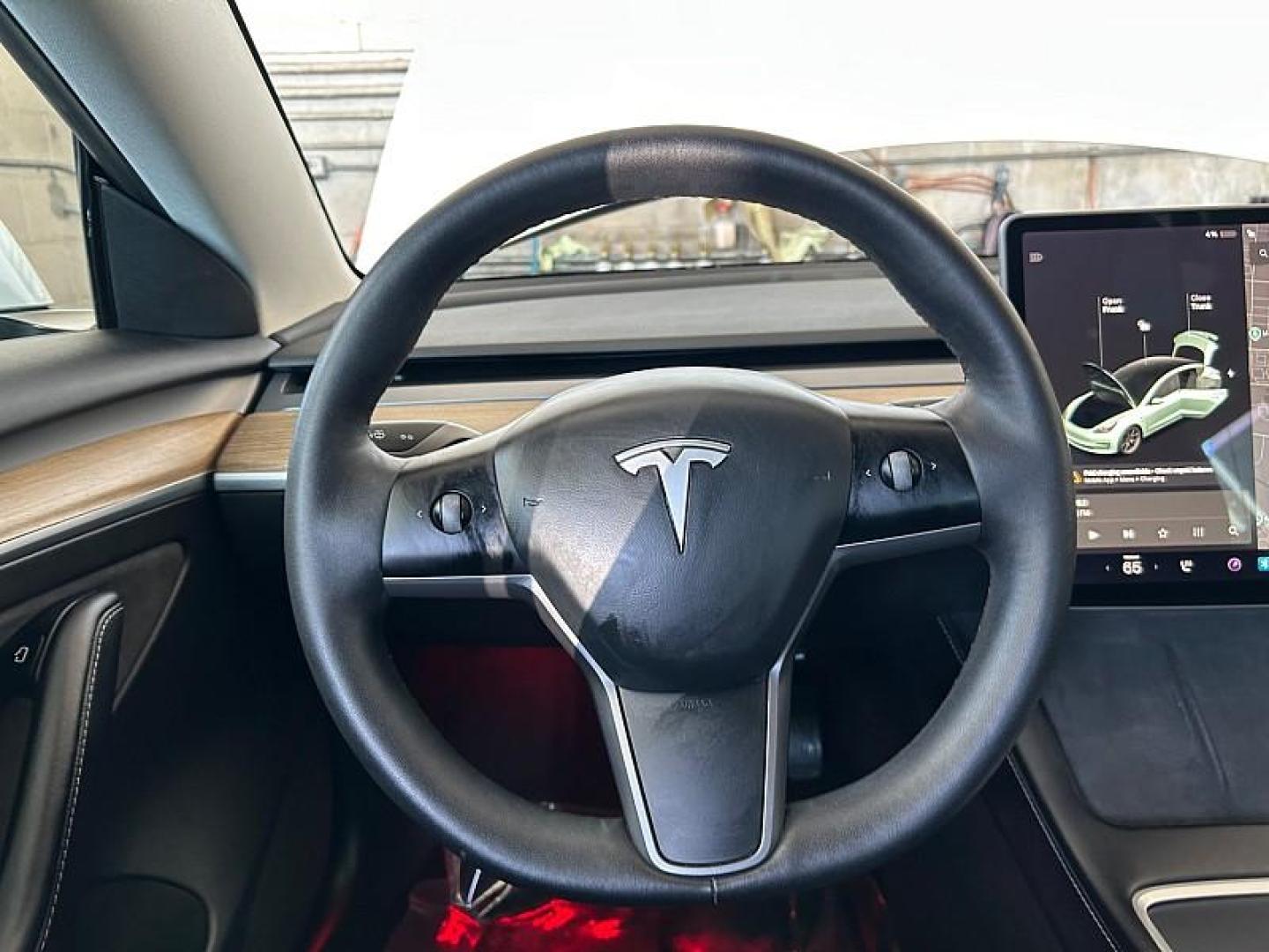 2021 WHITE Tesla Model 3 (5YJ3E1EA9MF) with an AC Electric Motor engine, Single-Speed Fixed Gear transmission, located at 412 Auto Vista Drive, Palmdale, 93551, (661) 945-0620, 34.592636, -118.136681 - Photo#46