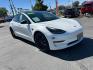 2021 White Tesla Model 3 (5YJ3E1EB6MF) with an Dual Electric Motors engine, Single-Speed Fixed Gear transmission, located at 412 Auto Vista Drive, Palmdale, 93551, (661) 945-0620, 34.592636, -118.136681- Photo#0