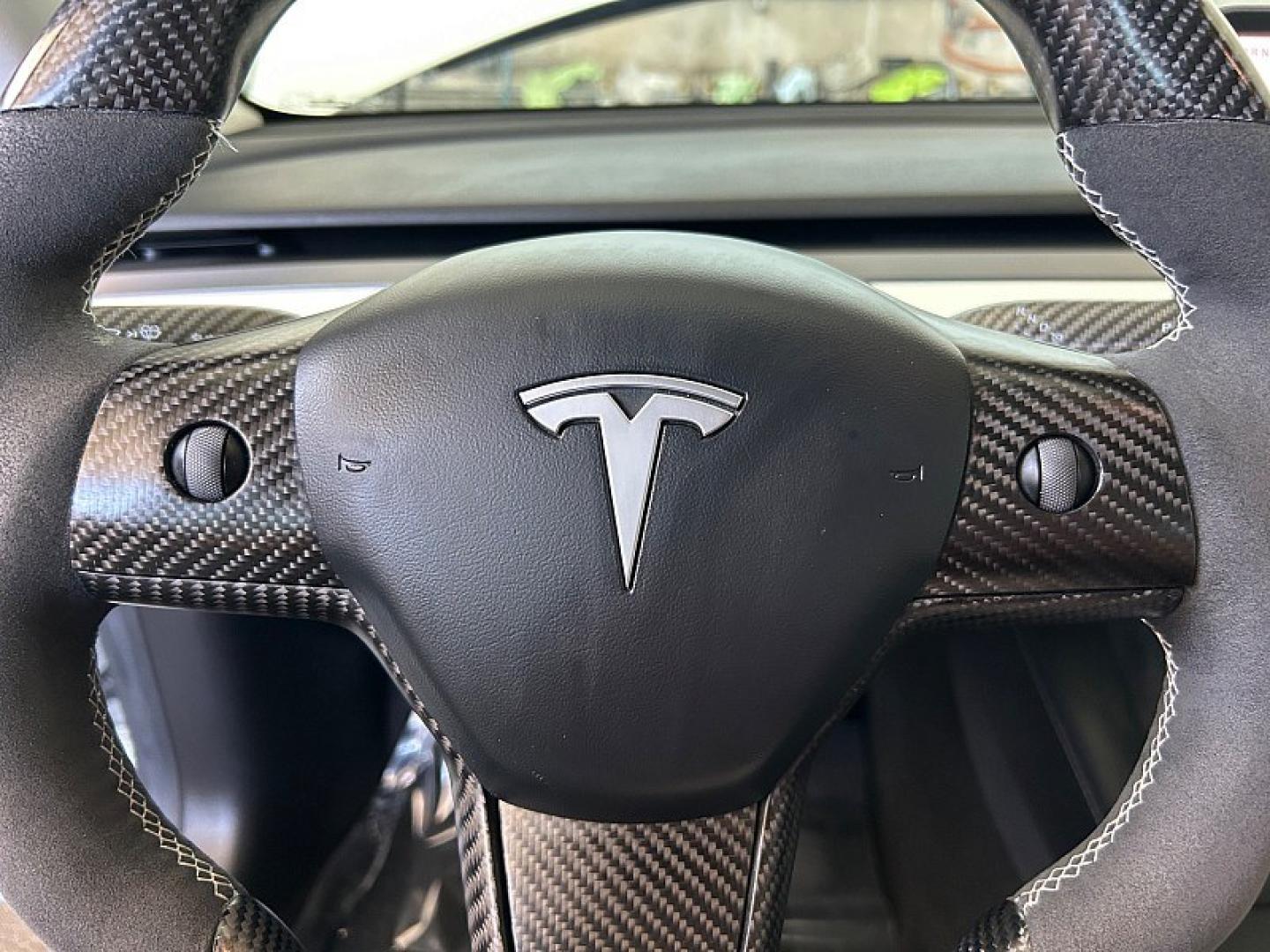 2021 White Tesla Model 3 (5YJ3E1EB6MF) with an Dual Electric Motors engine, Single-Speed Fixed Gear transmission, located at 412 Auto Vista Drive, Palmdale, 93551, (661) 945-0620, 34.592636, -118.136681- Photo#26