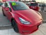 2021 Tesla Model Y Long Range (5YJYGDEEXMF) with an ELECTRIC engine, 1A transmission, located at 744 E Miner Ave, Stockton, CA, 95202, (209) 944-5770, 37.956863, -121.282082 - Photo#1