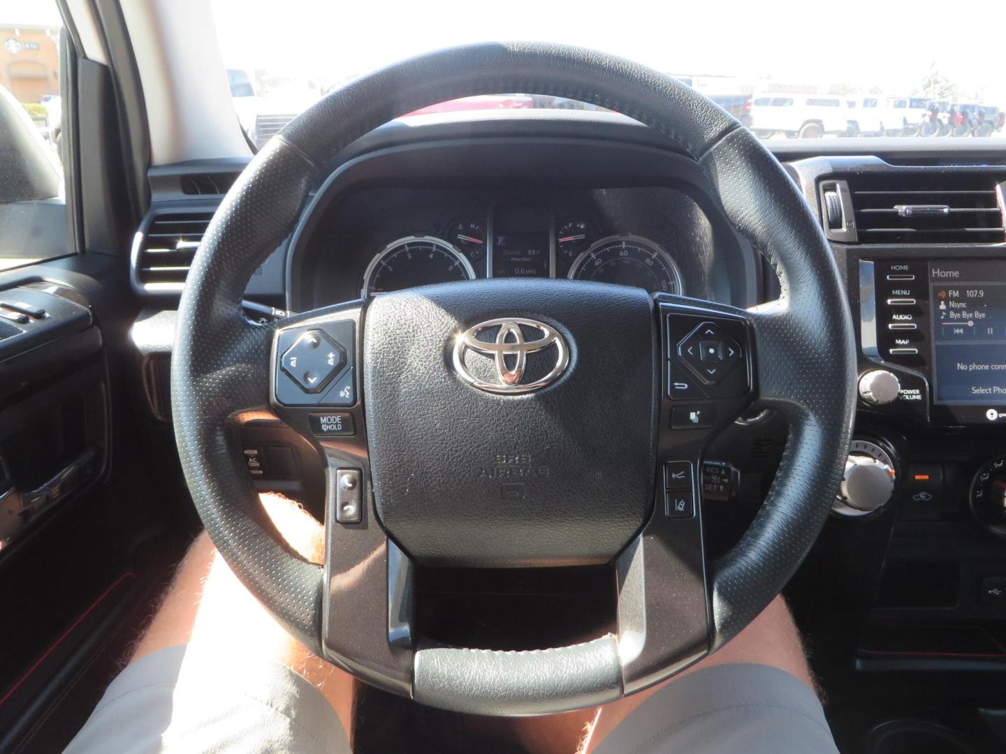 2021 White Toyota 4Runner TRD Off-road Premium 4WD (JTERU5JR5M5) with an 4.0L V6 DOHC 24V engine, 5A transmission, located at 2630 Grass Valley Highway, Auburn, CA, 95603, (530) 508-5100, 38.937893, -121.095482 - TRD Offroad Premium 4Runner ready for all of your adventures. Features Ironman suspension, 285 Falken Wildpeak AT3W tires, 17" Method Race wheels, Front winch bumper, Badlands winch, Led bumper and ditch lights, and rear cargo molle panels. - Photo#36