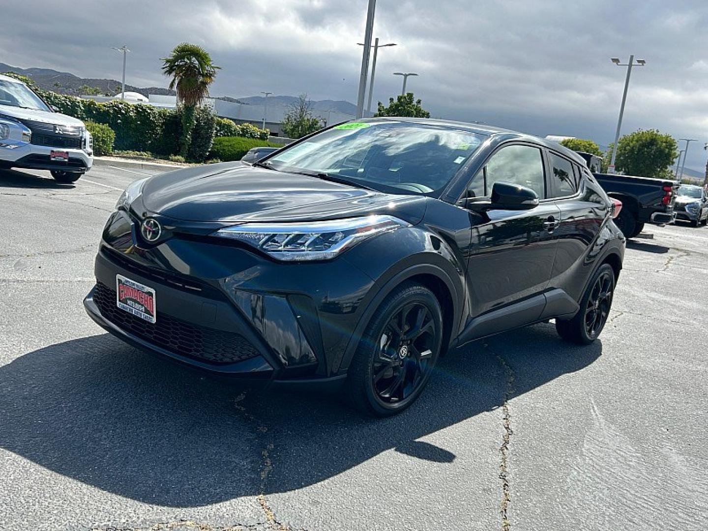 2021 BLACK Toyota C-HR (JTNKHMBX0M1) with an 4-Cyl 2.0 Liter engine, Automatic CVTi-S transmission, located at 412 Auto Vista Drive, Palmdale, 93551, (661) 945-0620, 34.592636, -118.136681- Photo#2