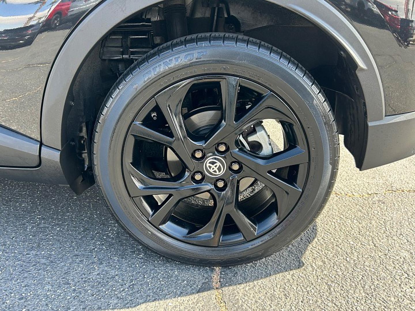 2021 BLACK Toyota C-HR (JTNKHMBX0M1) with an 4-Cyl 2.0 Liter engine, Automatic CVTi-S transmission, located at 412 Auto Vista Drive, Palmdale, 93551, (661) 945-0620, 34.592636, -118.136681- Photo#9