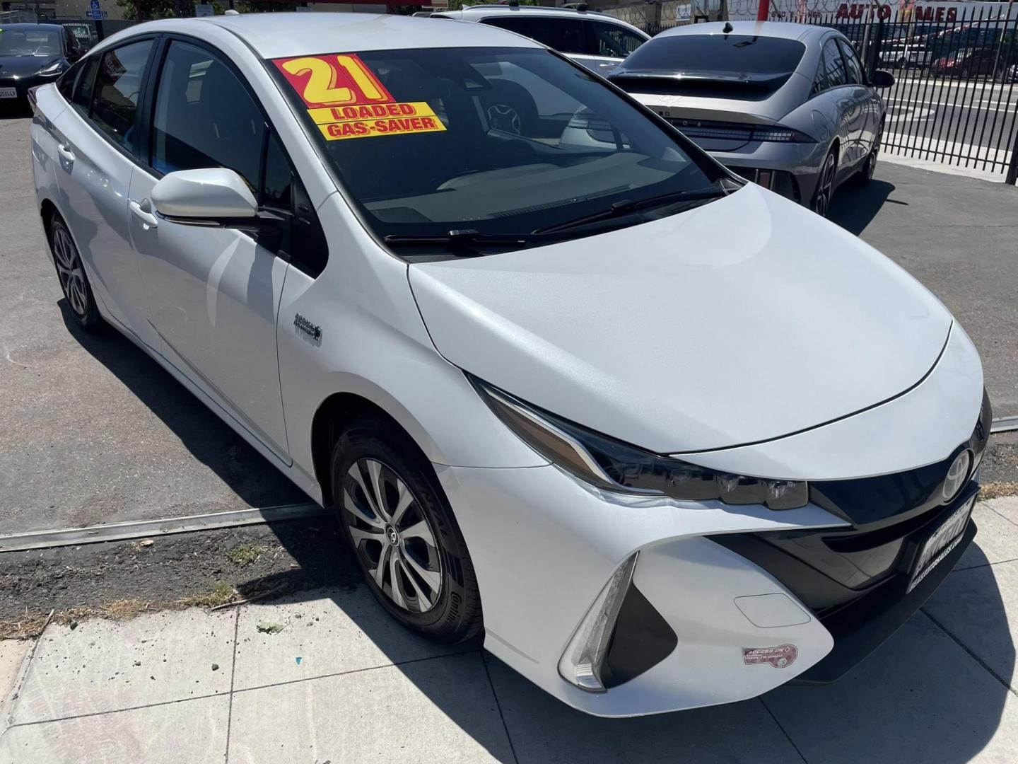 2021 Toyota Prius Prime LE (JTDKAMFP5M3) with an 1.8L L4 DOHC 16V HYBRID engine, CVT transmission, located at 744 E Miner Ave, Stockton, CA, 95202, (209) 944-5770, 37.956863, -121.282082 - PLUS TAXES AND FEES NO CHARGER AVAILABLE - Photo#0