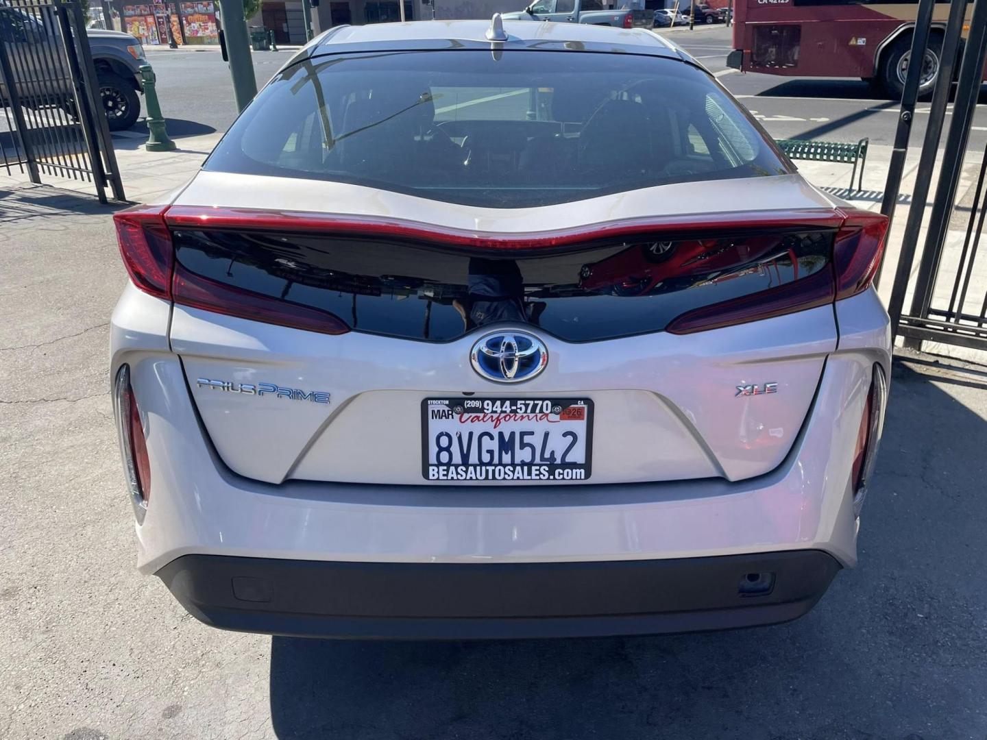 2021 Toyota Prius Prime LE (JTDKAMFP9M3) with an 1.8L L4 DOHC 16V HYBRID engine, CVT transmission, located at 744 E Miner Ave, Stockton, CA, 95202, (209) 944-5770, 37.956863, -121.282082 - PLUS TAXES AND FEES NO CHARGER AVAILABLE - Photo#9