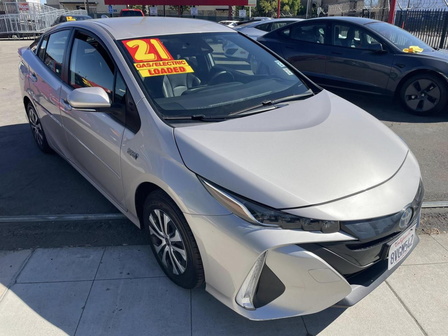 2021 Toyota Prius Prime LE (JTDKAMFP9M3) with an 1.8L L4 DOHC 16V HYBRID engine, CVT transmission, located at 744 E Miner Ave, Stockton, CA, 95202, (209) 944-5770, 37.956863, -121.282082 - PLUS TAXES AND FEES NO CHARGER AVAILABLE - Photo#1