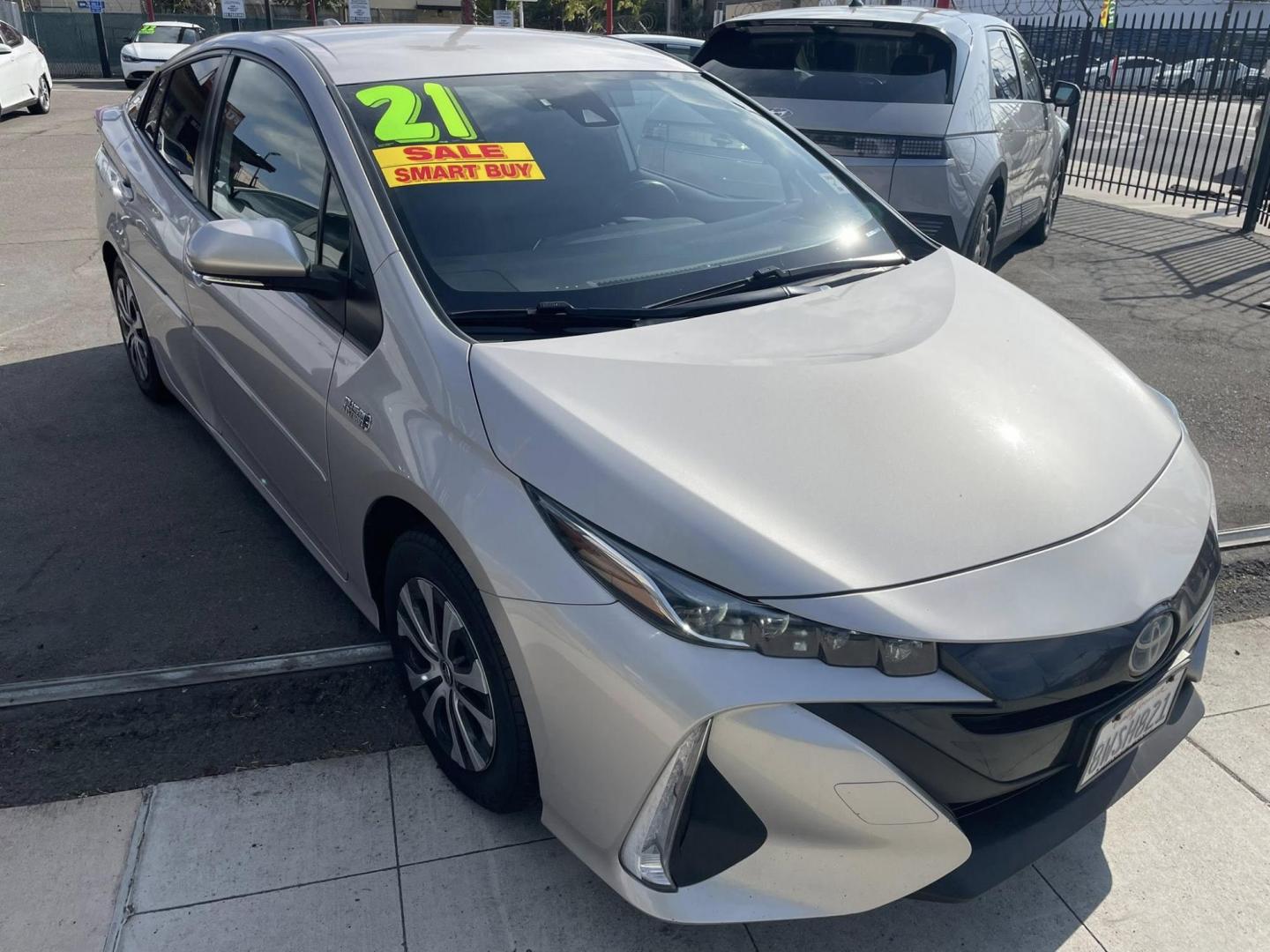 2021 Toyota Prius Prime LE (JTDKAMFP4M3) with an 1.8L L4 DOHC 16V HYBRID engine, CVT transmission, located at 744 E Miner Ave, Stockton, CA, 95202, (209) 944-5770, 37.956863, -121.282082 - PLUS TAXES AND FEES NO CHARGER AVAILABLE - Photo#1