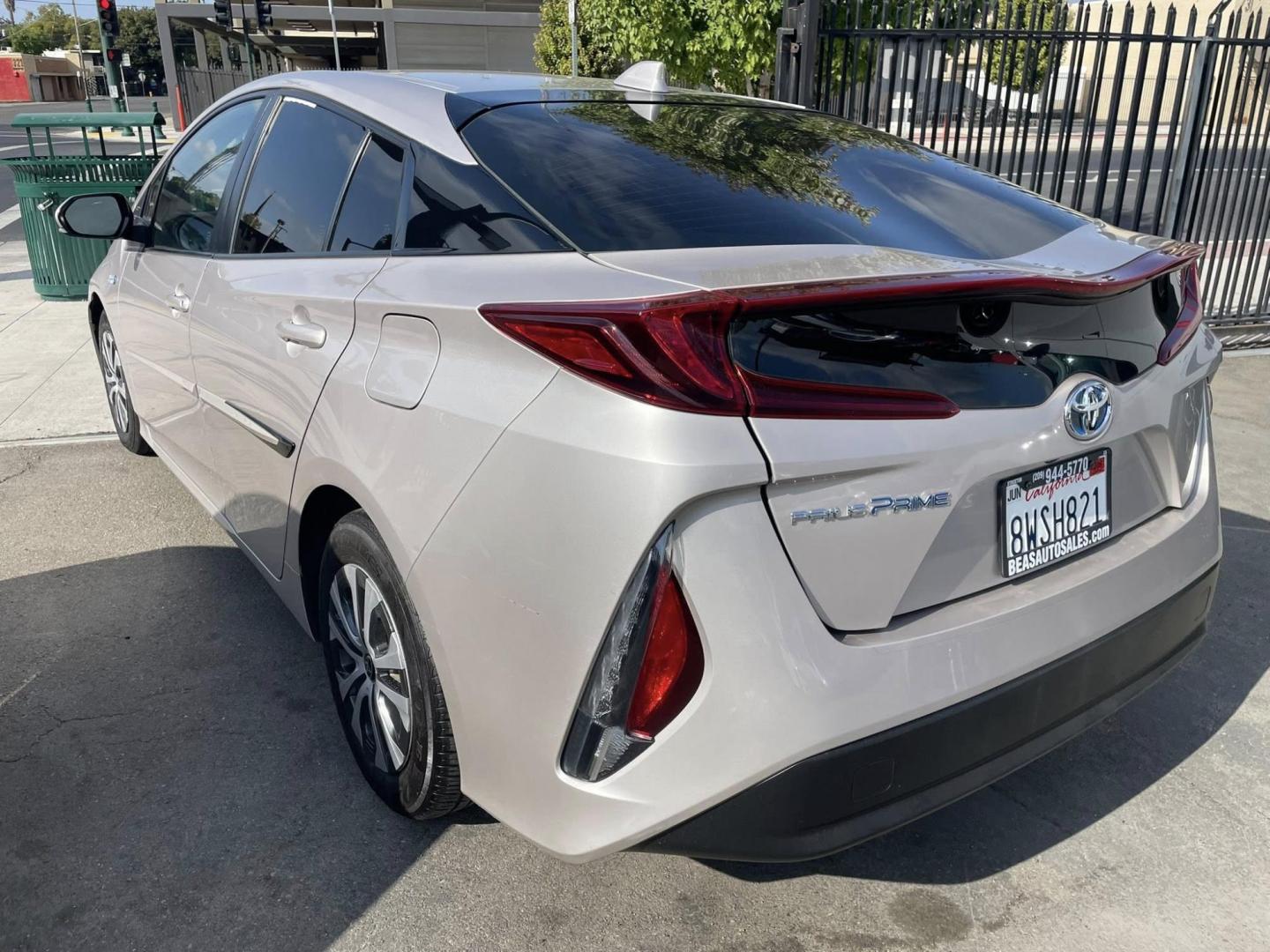 2021 Toyota Prius Prime LE (JTDKAMFP4M3) with an 1.8L L4 DOHC 16V HYBRID engine, CVT transmission, located at 744 E Miner Ave, Stockton, CA, 95202, (209) 944-5770, 37.956863, -121.282082 - PLUS TAXES AND FEES NO CHARGER AVAILABLE - Photo#9