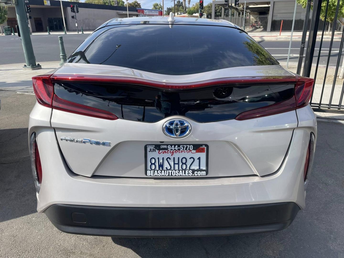 2021 Toyota Prius Prime LE (JTDKAMFP4M3) with an 1.8L L4 DOHC 16V HYBRID engine, CVT transmission, located at 744 E Miner Ave, Stockton, CA, 95202, (209) 944-5770, 37.956863, -121.282082 - PLUS TAXES AND FEES NO CHARGER AVAILABLE - Photo#10