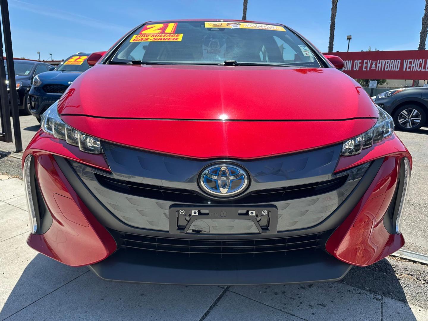 2021 Toyota Prius Prime LE (JTDKAMFPXM3) with an 1.8L L4 DOHC 16V HYBRID engine, CVT transmission, located at 744 E Miner Ave, Stockton, CA, 95202, (209) 944-5770, 37.956863, -121.282082 - PLUS TAXES AND FEES- Photo#2