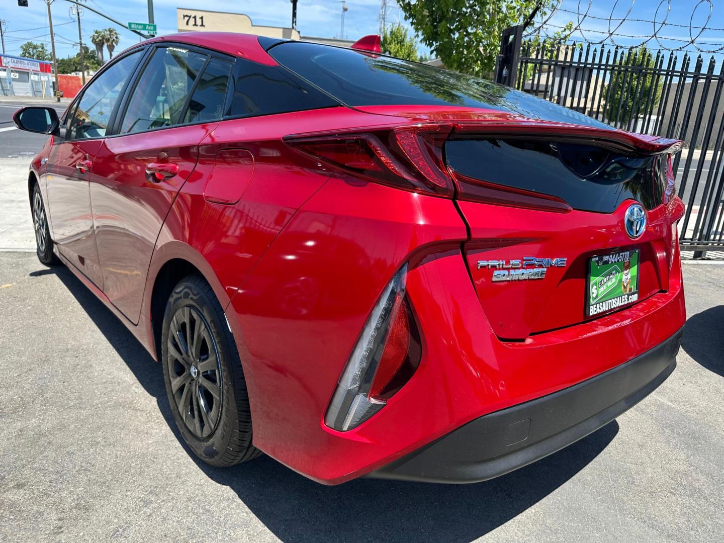 2021 Toyota Prius Prime LE (JTDKAMFPXM3) with an 1.8L L4 DOHC 16V HYBRID engine, CVT transmission, located at 744 E Miner Ave, Stockton, CA, 95202, (209) 944-5770, 37.956863, -121.282082 - PLUS TAXES AND FEES- Photo#5
