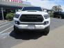 2021 White Toyota Tacoma SR5 Double Cab V6 6AT 4WD (3TYCZ5AN8MT) with an 3.5L V6 DOHC 24V engine, 6A transmission, located at 2630 Grass Valley Highway, Auburn, CA, 95603, (530) 508-5100, 38.937893, -121.095482 - Leveled Tacoma sitting on 18" Fuel wheels, Toyo RT tires, and window tint. - Photo#1