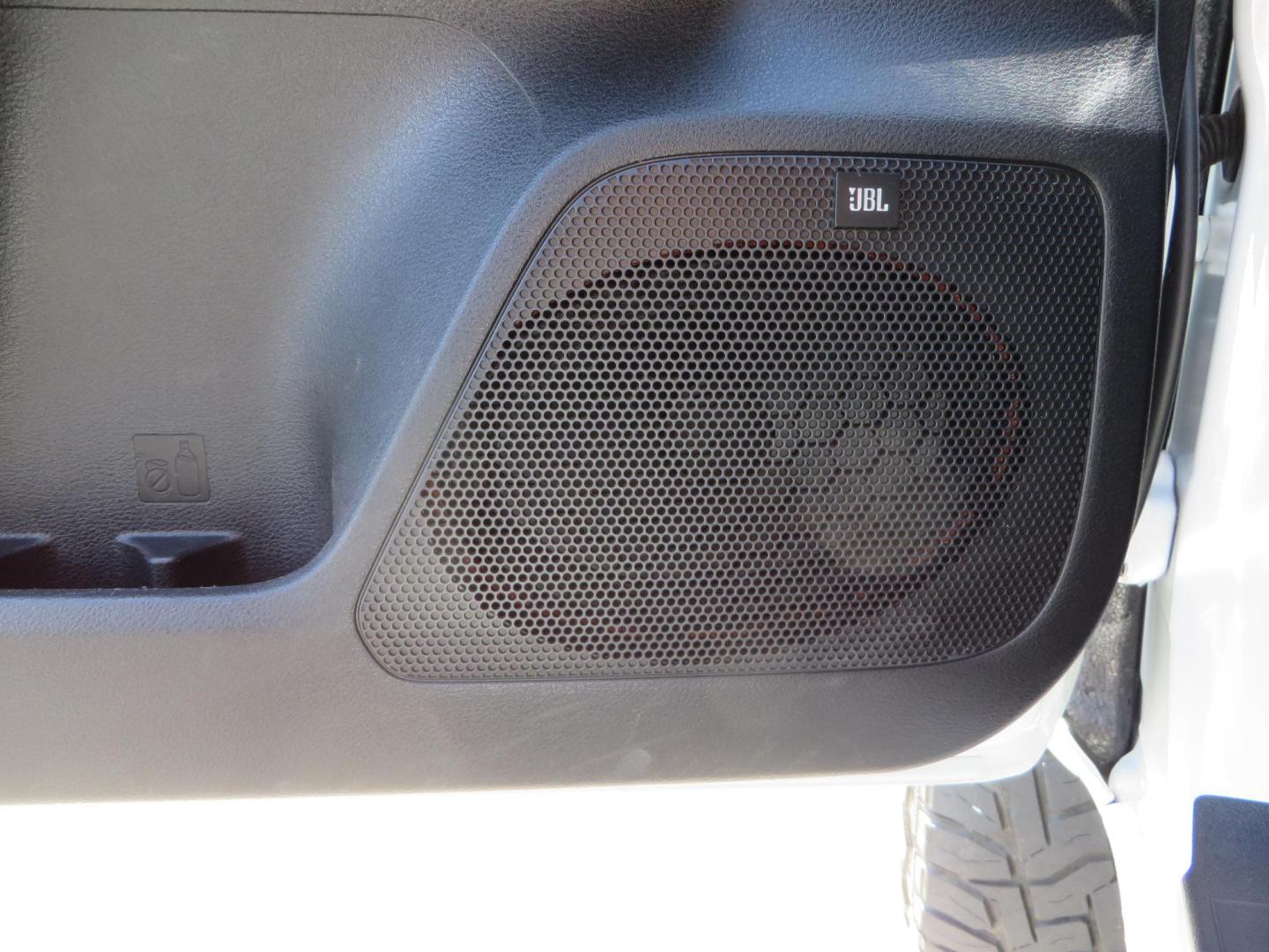 2021 White Toyota Tacoma SR5 Double Cab V6 6AT 4WD (3TYCZ5AN8MT) with an 3.5L V6 DOHC 24V engine, 6A transmission, located at 2630 Grass Valley Highway, Auburn, CA, 95603, (530) 508-5100, 38.937893, -121.095482 - Leveled Tacoma sitting on 18" Fuel wheels, Toyo RT tires, and window tint. - Photo#15