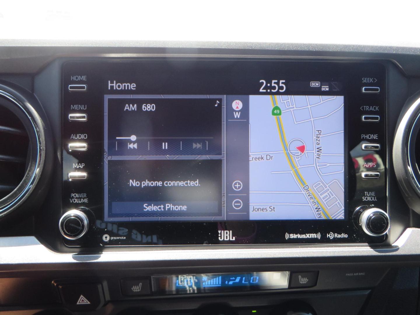 2021 White Toyota Tacoma SR5 Double Cab V6 6AT 4WD (3TYCZ5AN8MT) with an 3.5L V6 DOHC 24V engine, 6A transmission, located at 2630 Grass Valley Highway, Auburn, CA, 95603, (530) 508-5100, 38.937893, -121.095482 - Leveled Tacoma sitting on 18" Fuel wheels, Toyo RT tires, and window tint. - Photo#23