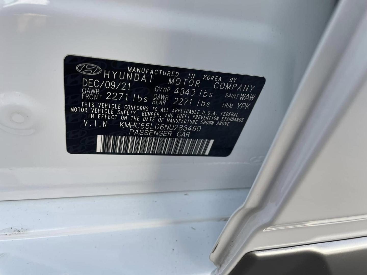 2022 Hyundai Ioniq Plug-In Hybrid SE (KMHC65LD6NU) with an 1.6L L4 DOHC 16V HYBRID engine, 6A transmission, located at 744 E Miner Ave, Stockton, CA, 95202, (209) 944-5770, 37.956863, -121.282082 - PLUS TAXES AND FEES - Photo#15