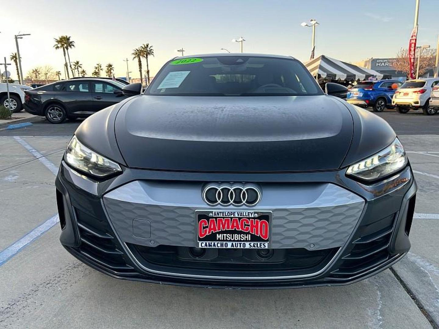 2022 BLACK Audi e-tron GT (WAUFJBFW6N7) with an Dual AC Electric Motors engine, Single-Speed Fixed Gear transmission, located at 412 Auto Vista Drive, Palmdale, 93551, (661) 945-0620, 34.592636, -118.136681 - Photo#1
