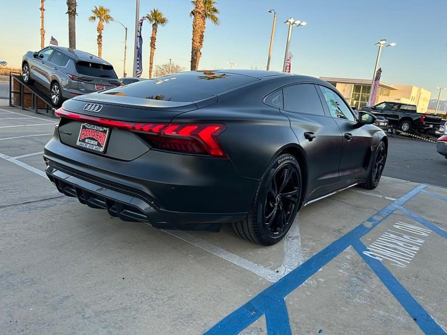 2022 BLACK Audi e-tron GT (WAUFJBFW6N7) with an Dual AC Electric Motors engine, Single-Speed Fixed Gear transmission, located at 412 Auto Vista Drive, Palmdale, 93551, (661) 945-0620, 34.592636, -118.136681 - Photo#5